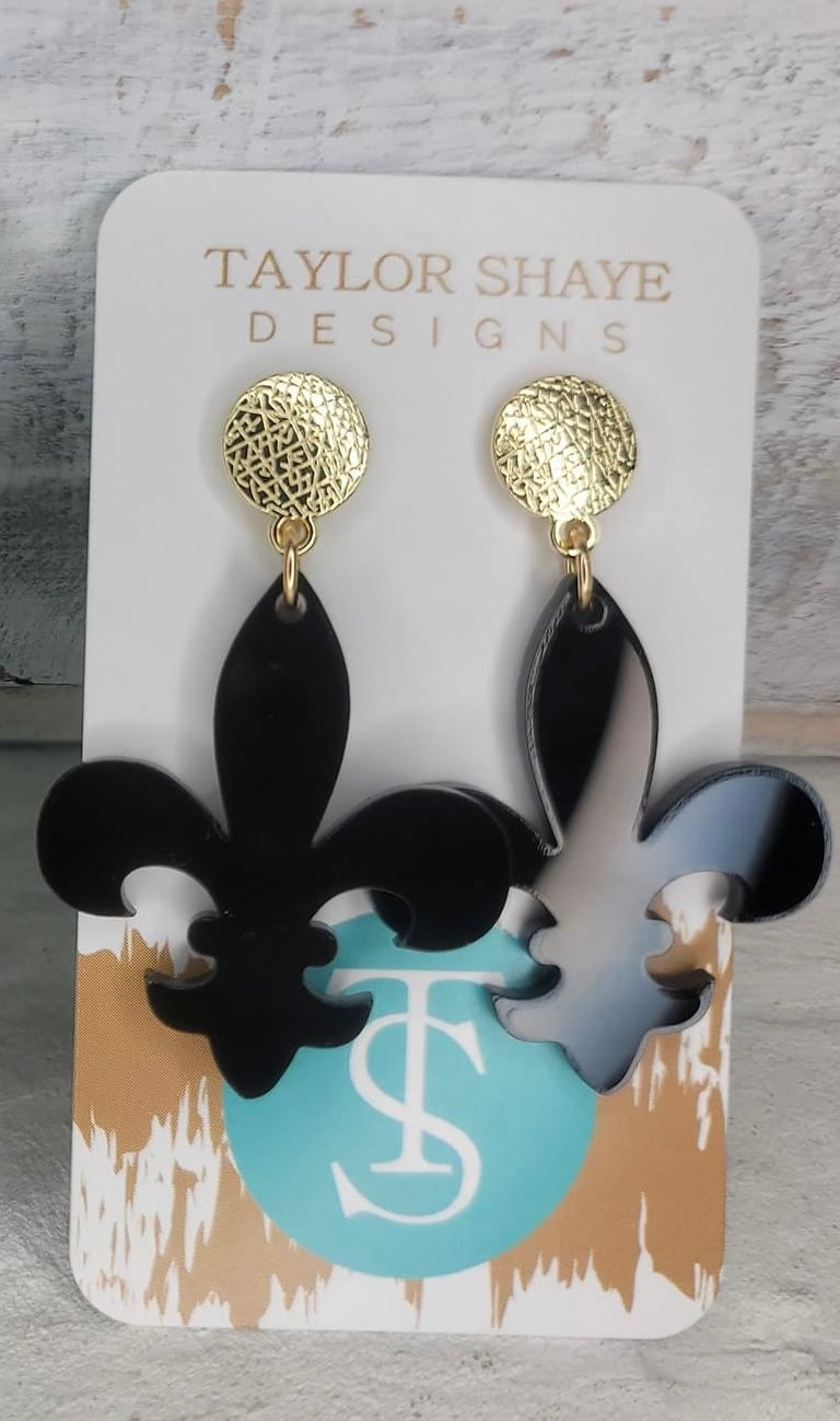 Taylor Shaye Fleur De Lis Earrings