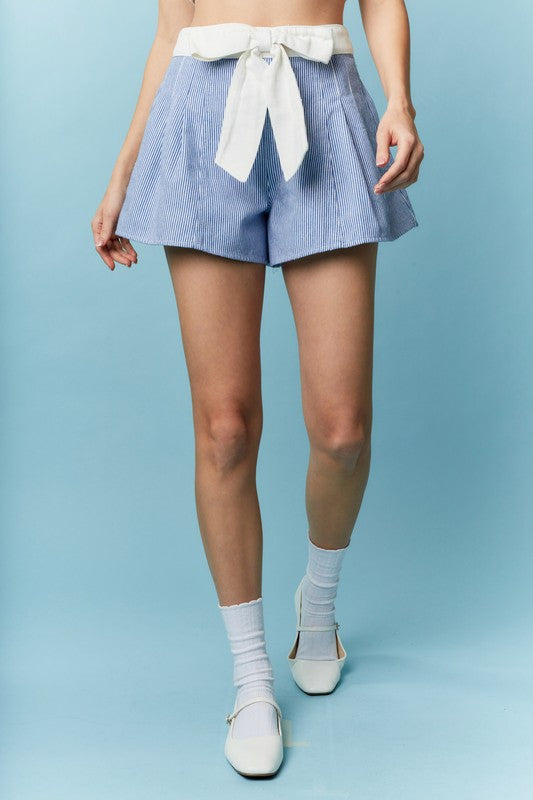 Bow Waistband Shorts