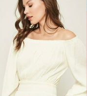 Double Down Top - Cream