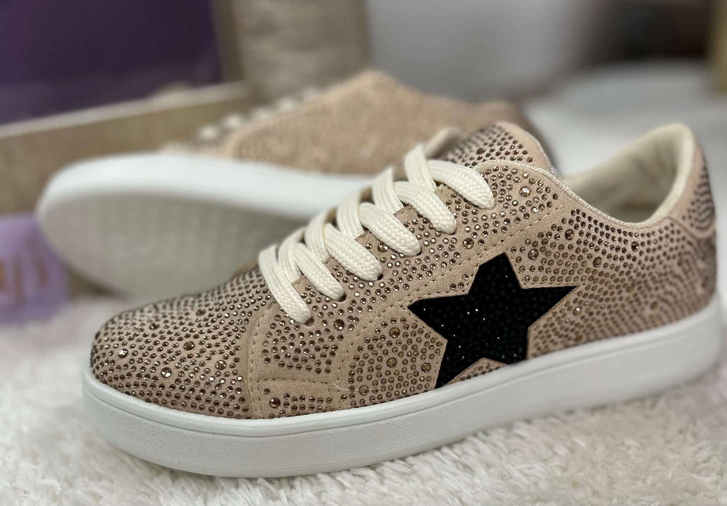 Miel Rhinestone Tennis