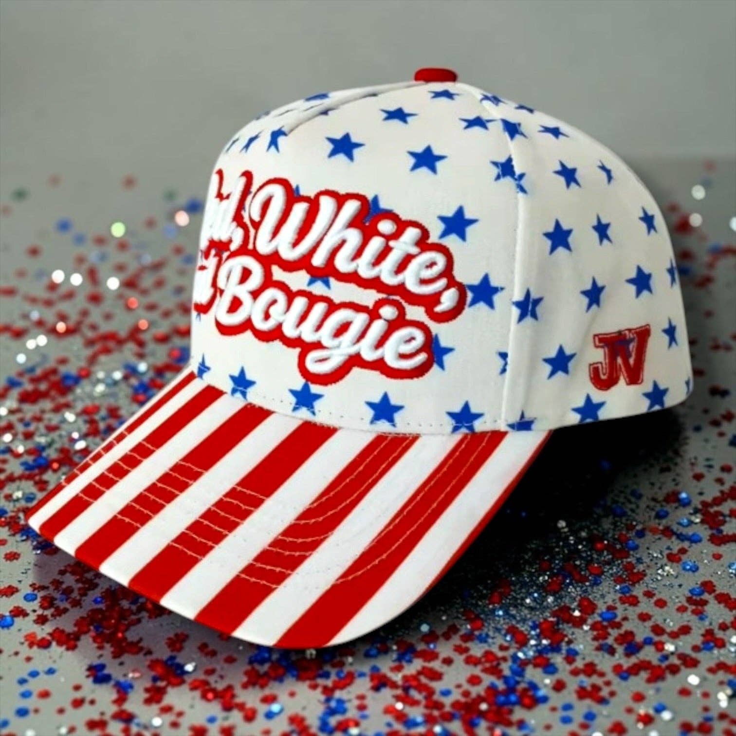 Red, White and Bougie Trucker Hat