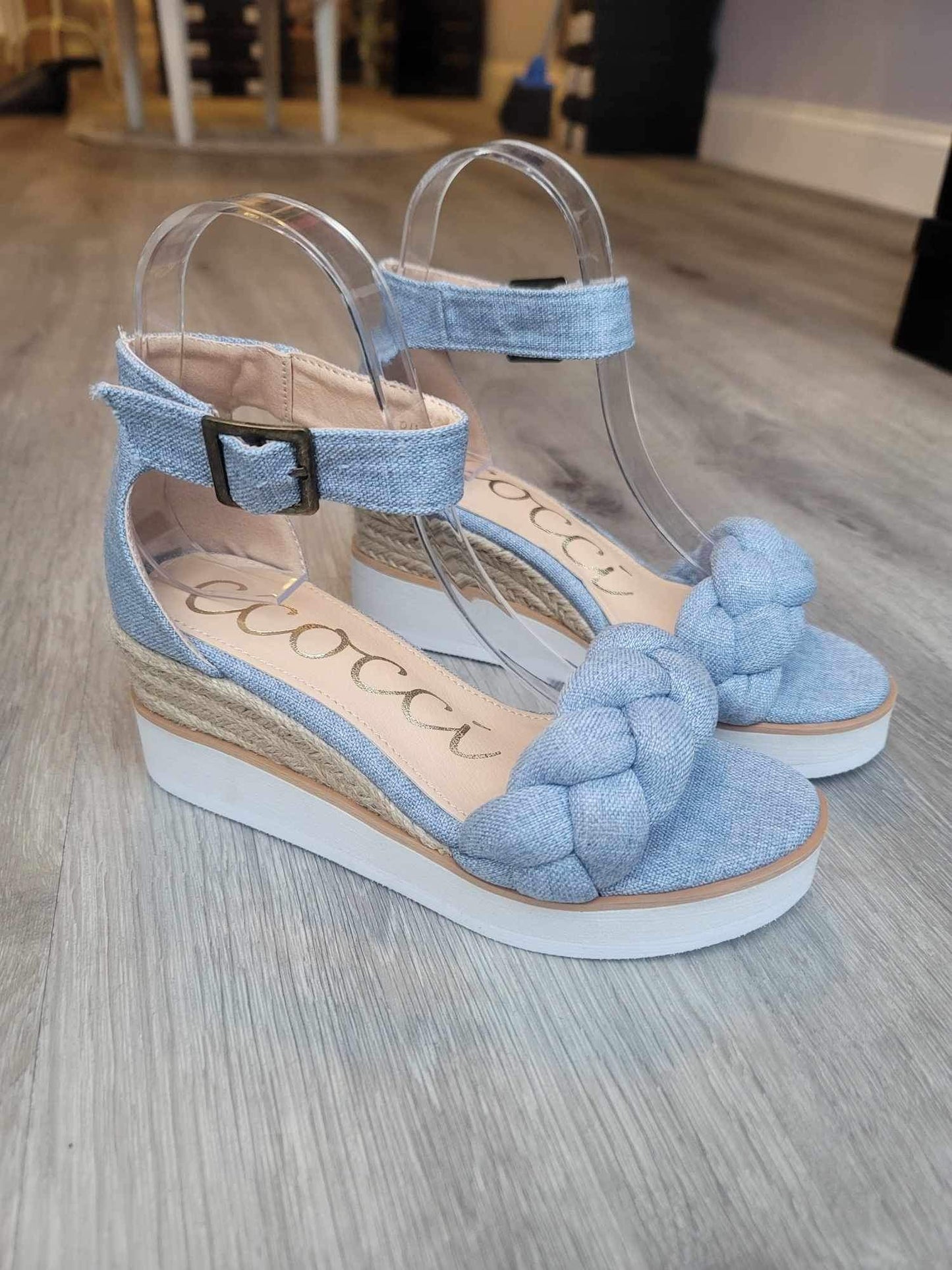 Paloma Wedge - DENIM