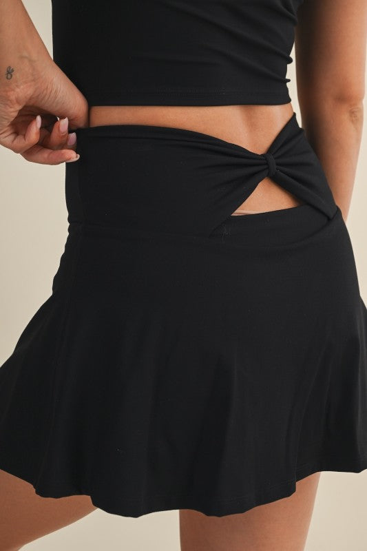 Bow Back Athletic Skort