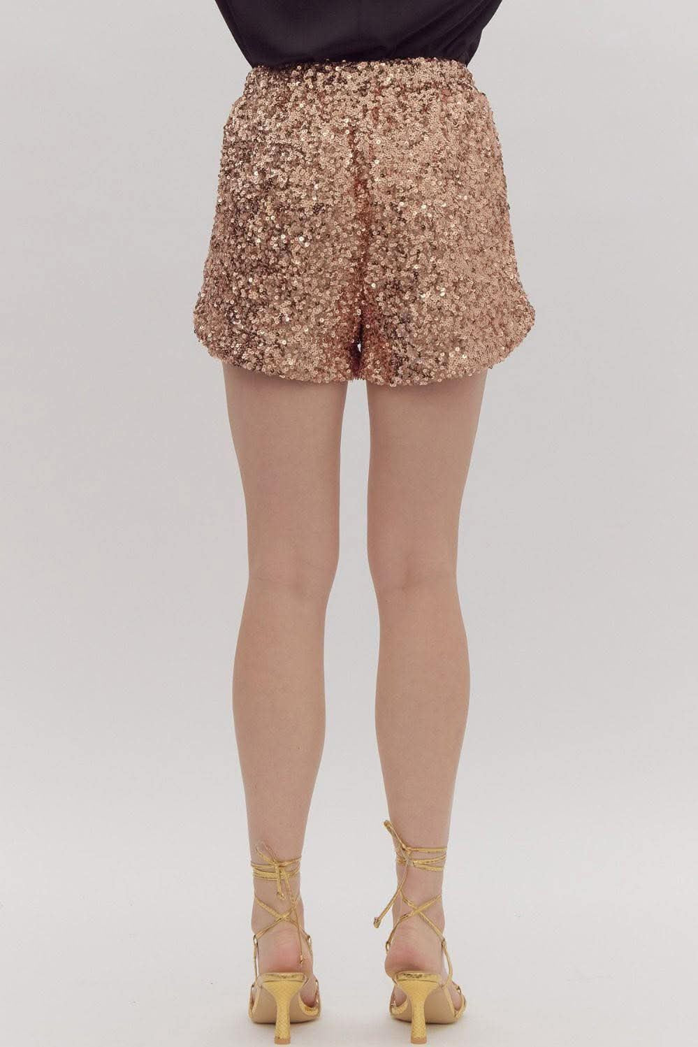 Down to Business Sequin Shorts