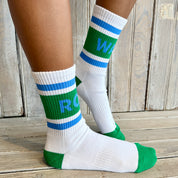 Tulane Roll Wave Varsity Socks