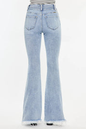 Jazmin High Rise Flare Jeans - Light Wash