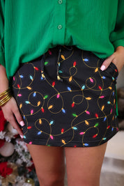 Christmas Pattern Skorts