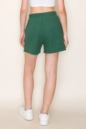 CLOUDY Knit Shorts with Slit On the Side