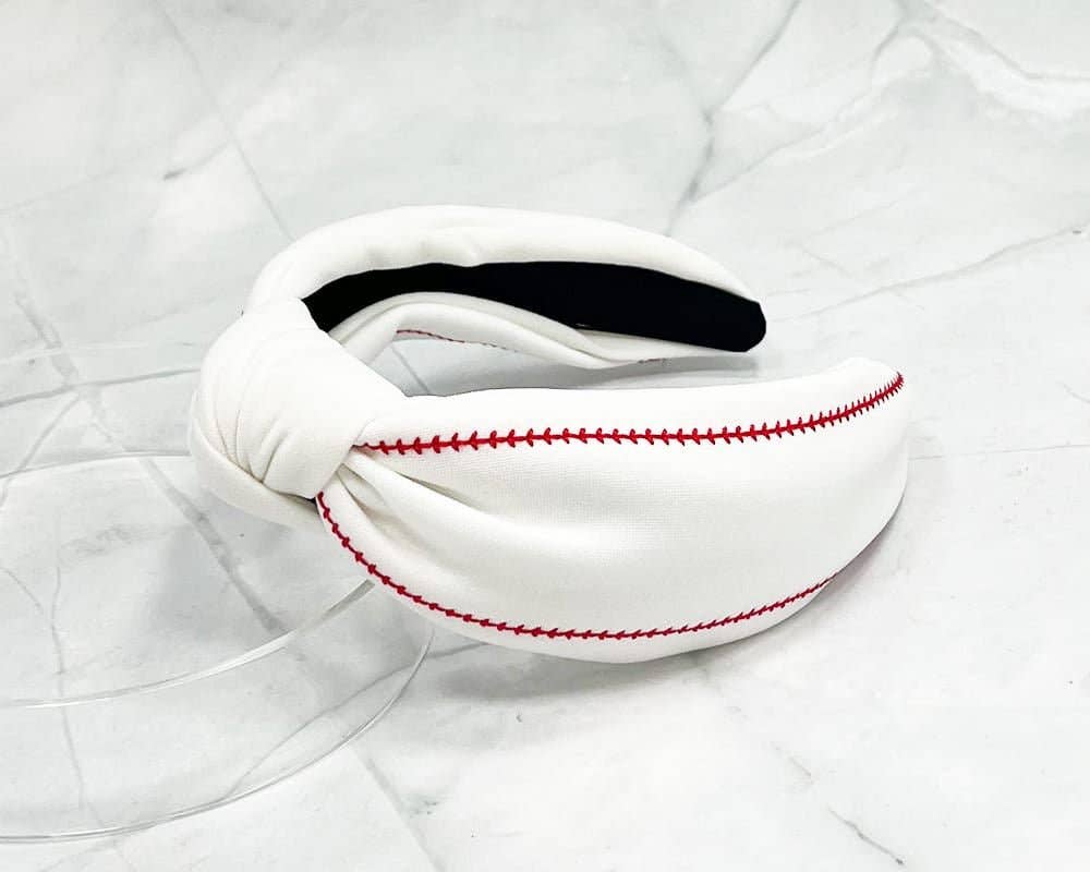 Baseball Stitch Knotted Headband