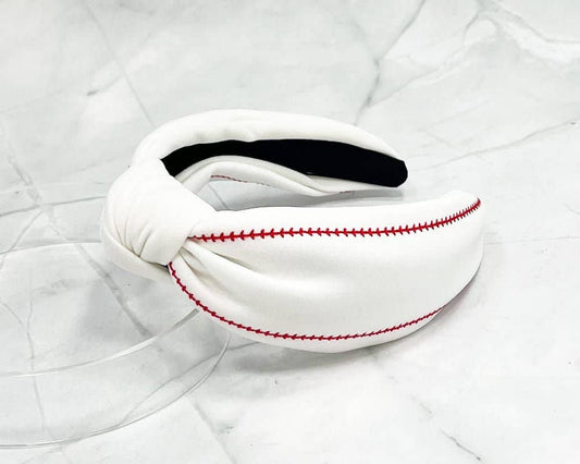 Baseball Stitch Knotted Headband