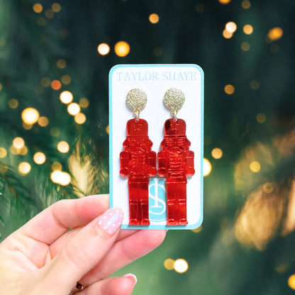 Taylor Shaye-Acrylic Mirror Nutcracker