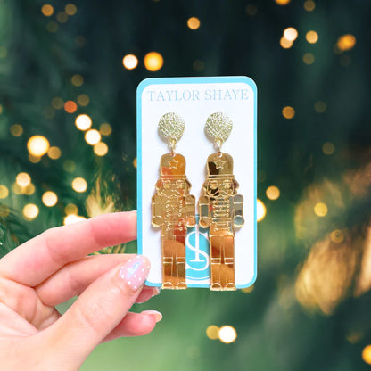 Taylor Shaye-Acrylic Mirror Nutcracker