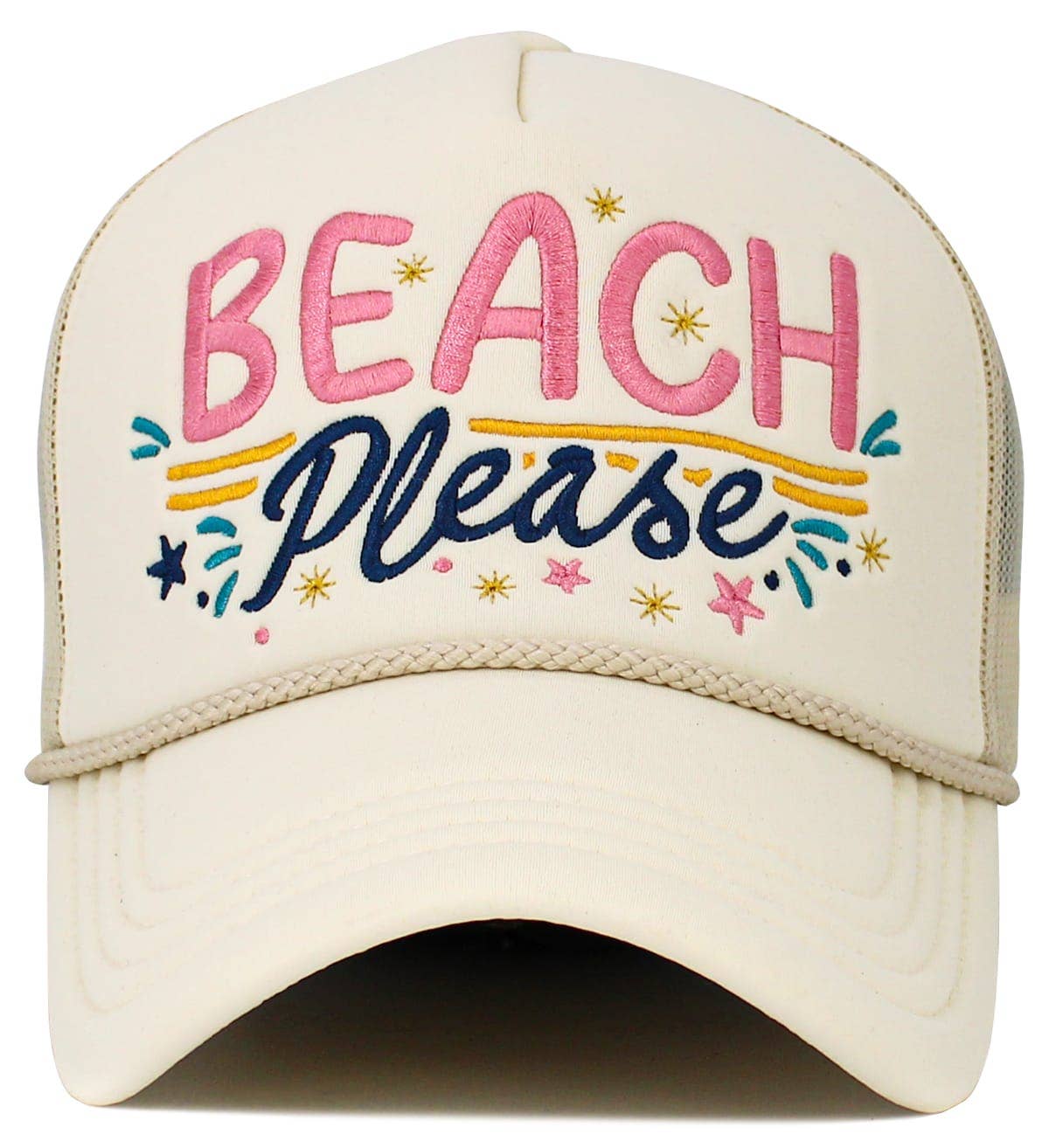 Beach Please Vintage Baseball Cap