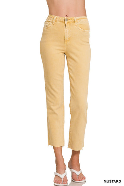 ATTENTION- Acid Wash High Waist Jeans