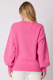Golden Tree- Pink Christmas Tree Oversized Sweater