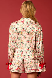 Christmas Toy Soldier Prints Pajama Set