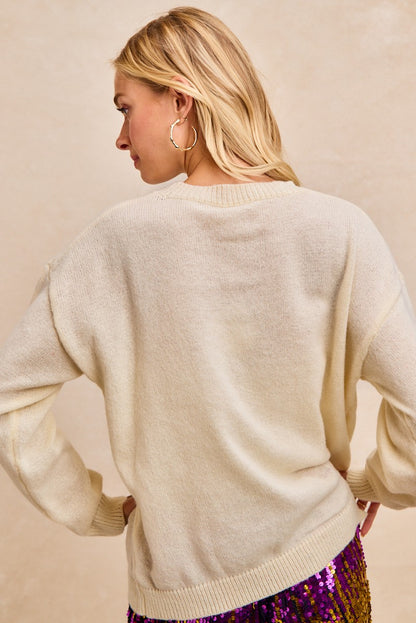 FAT TUESDAY- Mardi Gras Lettering Top