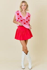 POPLIN MINI SKORT