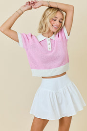 POPLIN MINI SKORT