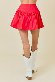 POPLIN MINI SKORT
