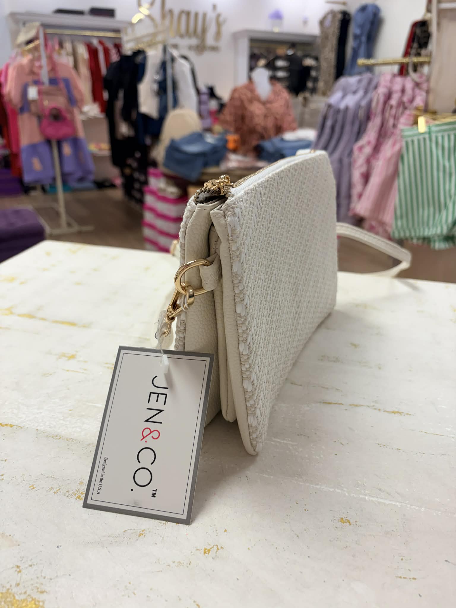 IZZY- Woven Crossbody