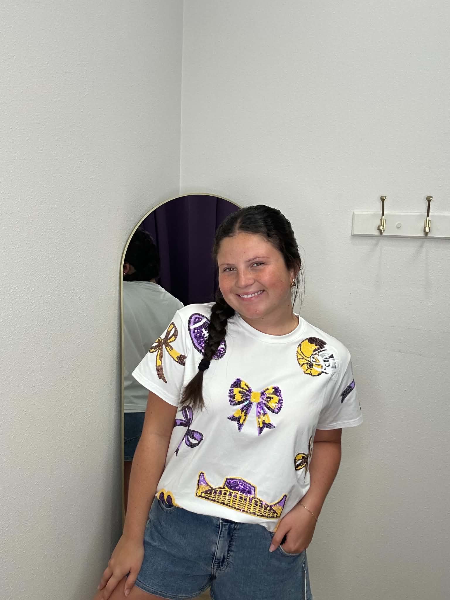 Game Day Bowiful Sequin Shirt