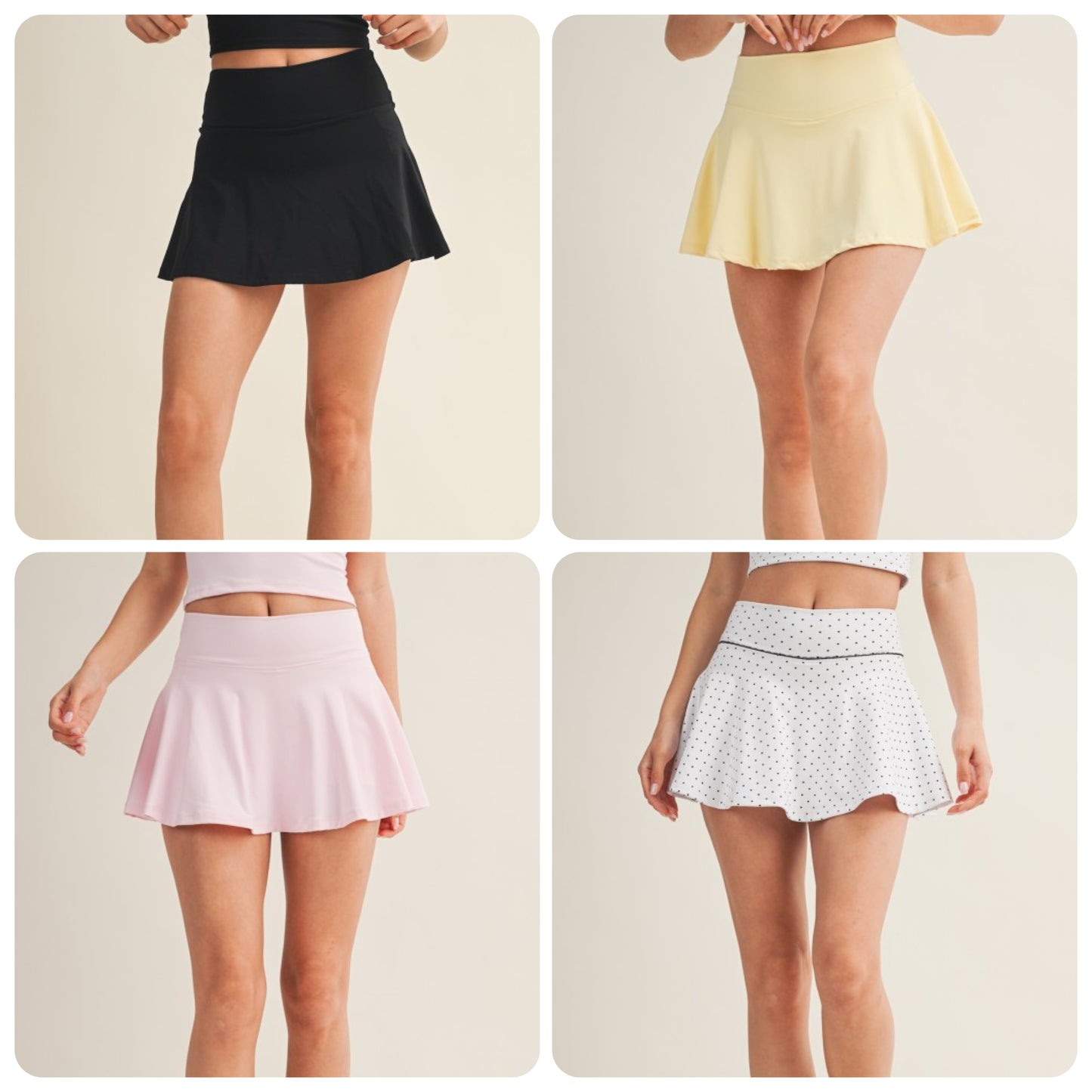 Bow Back Athletic Skort