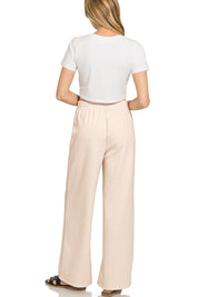 Fall Vibes- Scuba Crewneck Pullover & Pants: 2 Piece Set