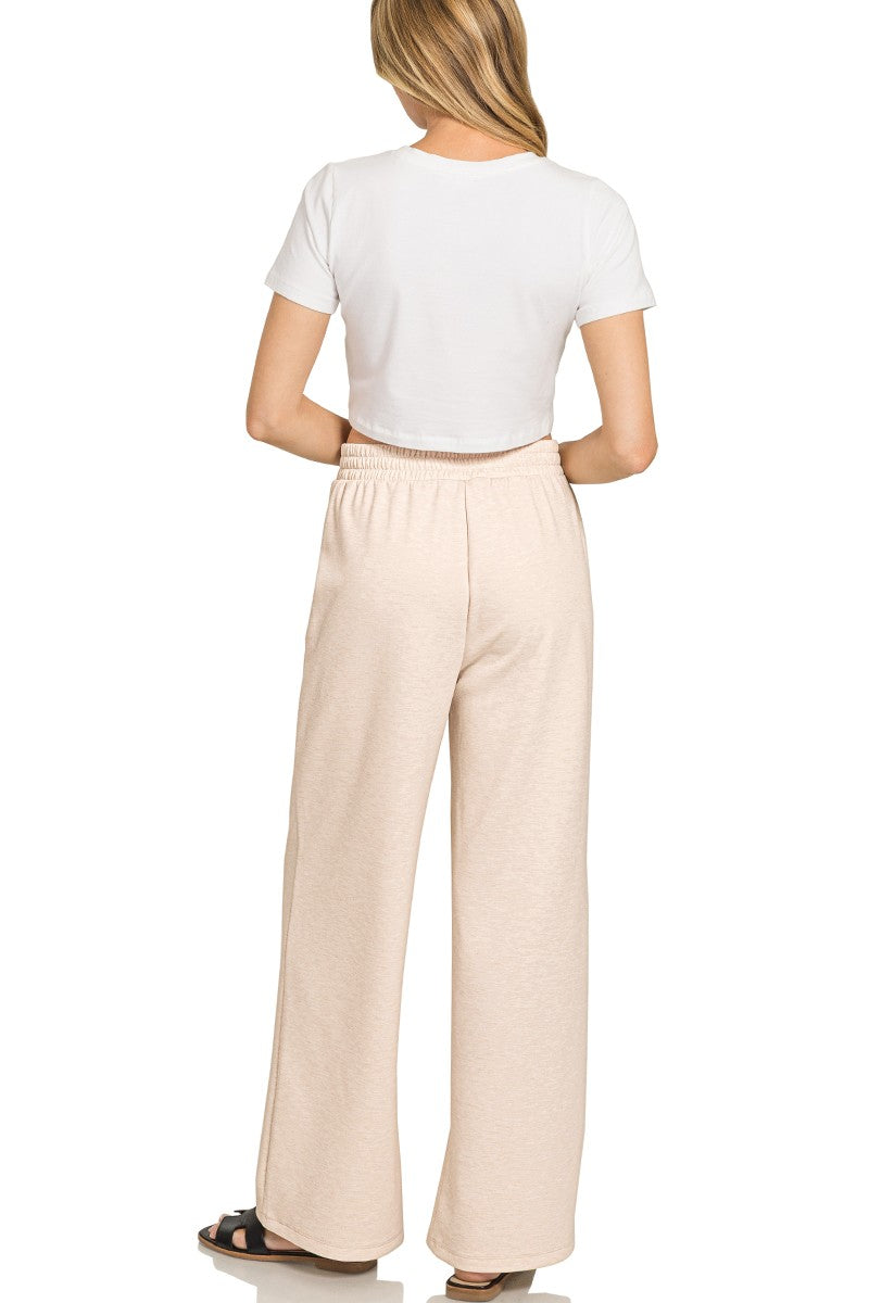 Fall Vibes- Scuba Crewneck Pullover & Pants: 2 Piece Set