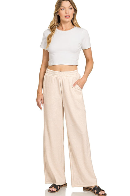Fall Vibes- Scuba Crewneck Pullover & Pants: 2 Piece Set