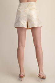 Embellished Floral Skort