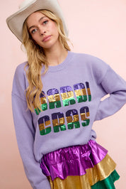 FAT TUESDAY- Mardi Gras Lettering Top
