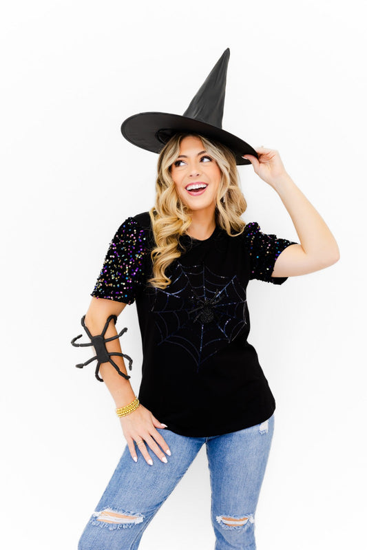 Midnight Web Top