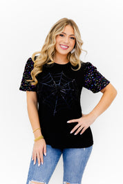 Midnight Web Top