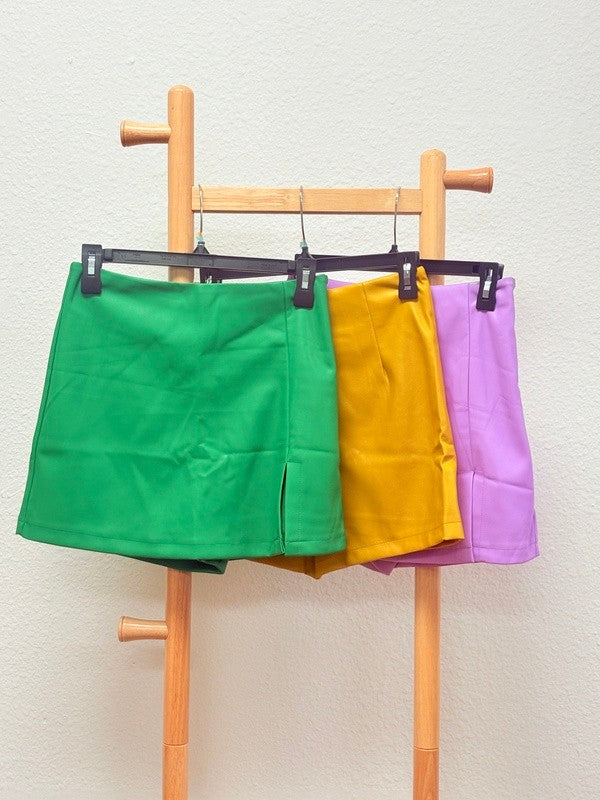 CLEO- Side Slit Skort