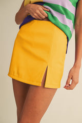 CLEO- Side Slit Skort