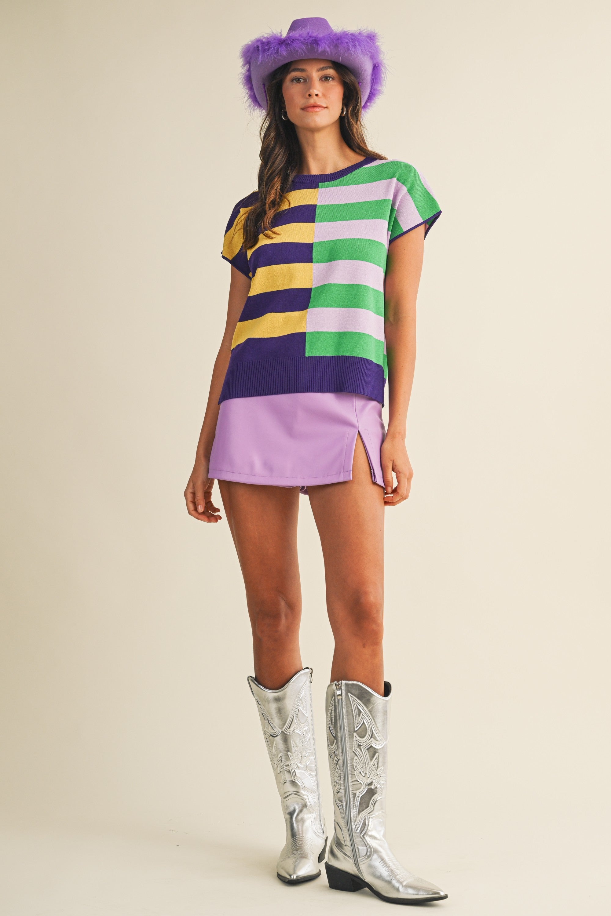 CLEO- Side Slit Skort