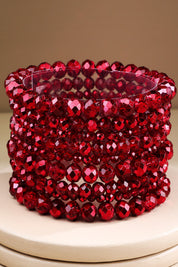Glass Bead 9 Set Bracelet