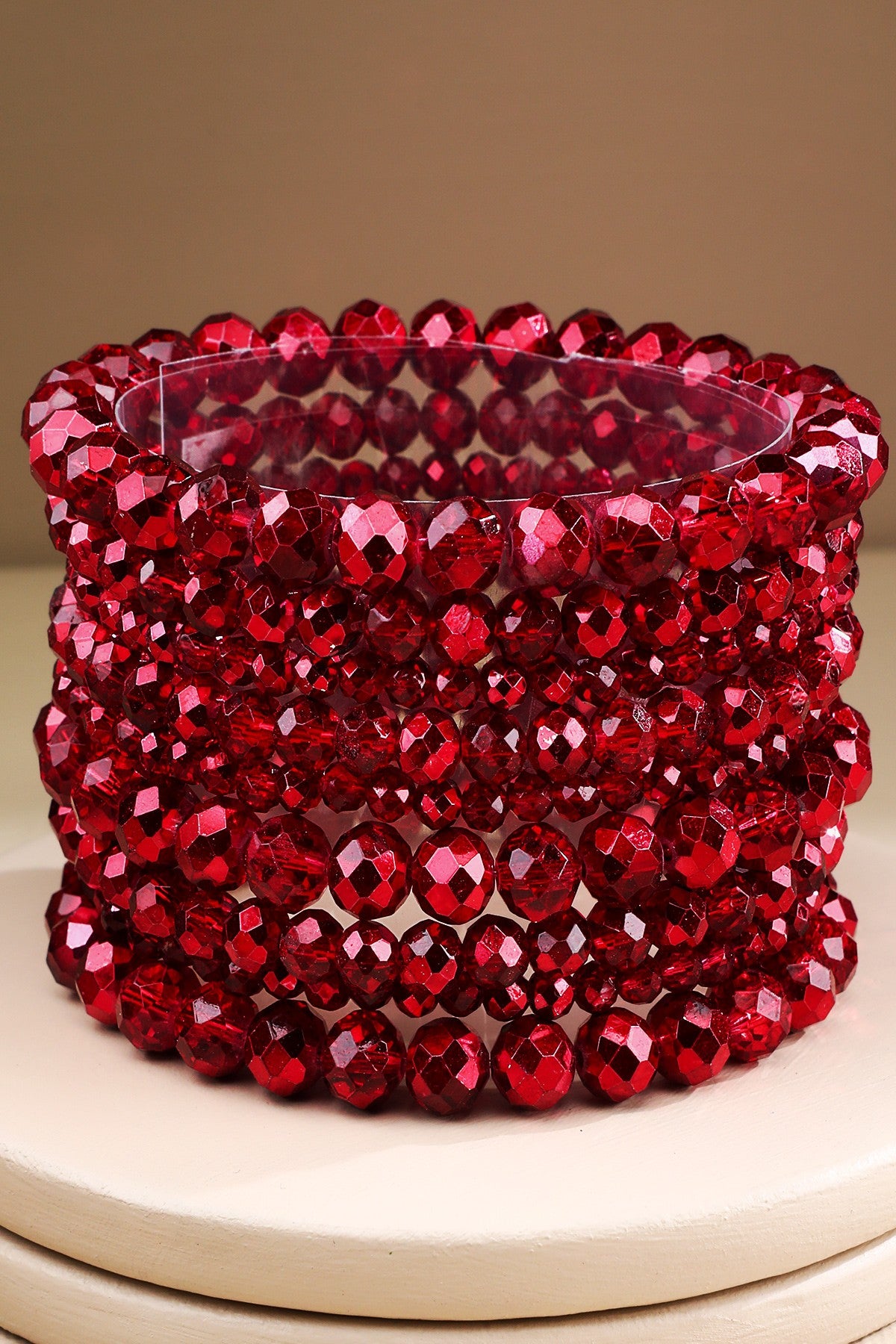 Glass Bead 9 Set Bracelet