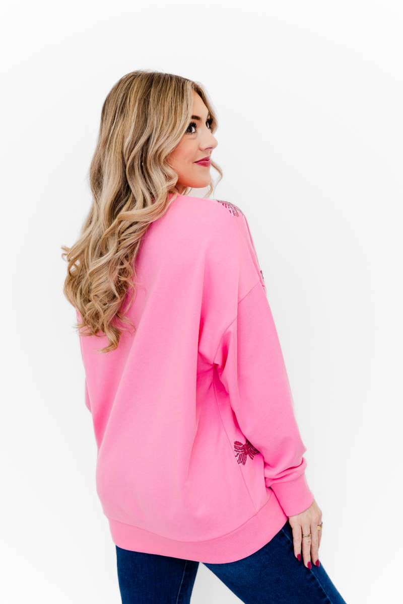 Blushing Bows Sweatshirt
