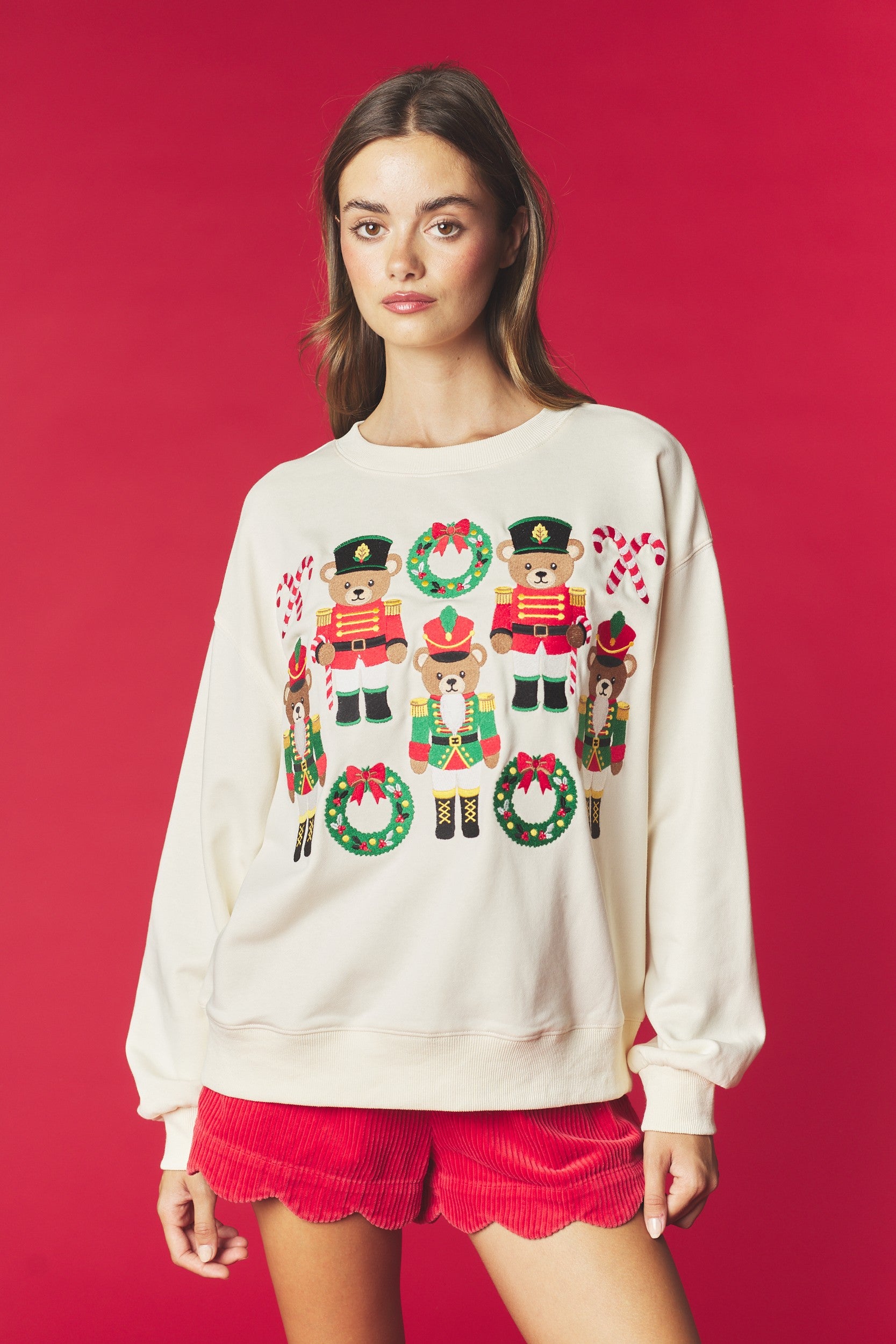 Teddy’s Toy Soldier Sweater