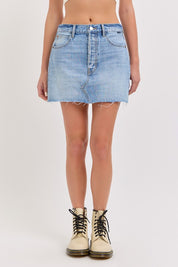 Mid-waist Mini Denim Skirt