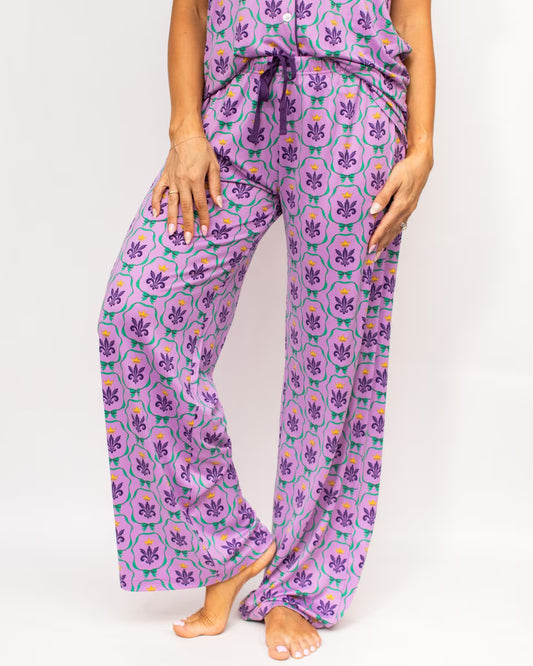 The Royal Standard-Mardi Bow Sleep Pants