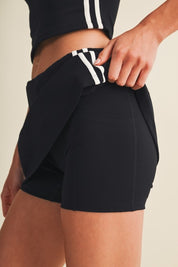 Sideline Stripe A-line Skort