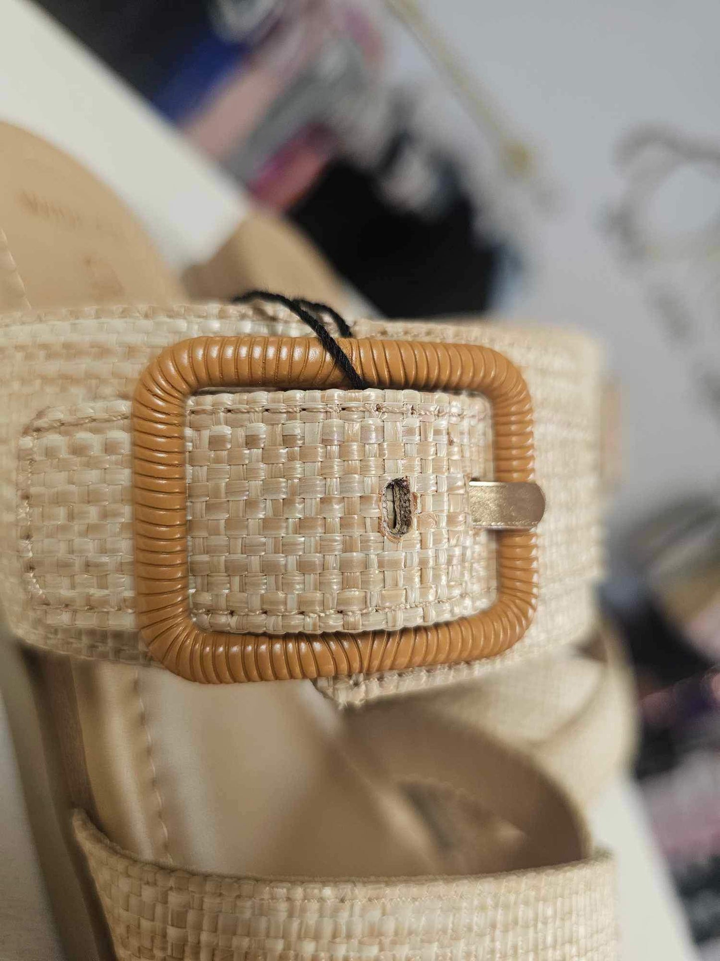 Cabin Natural Raffia Sandals