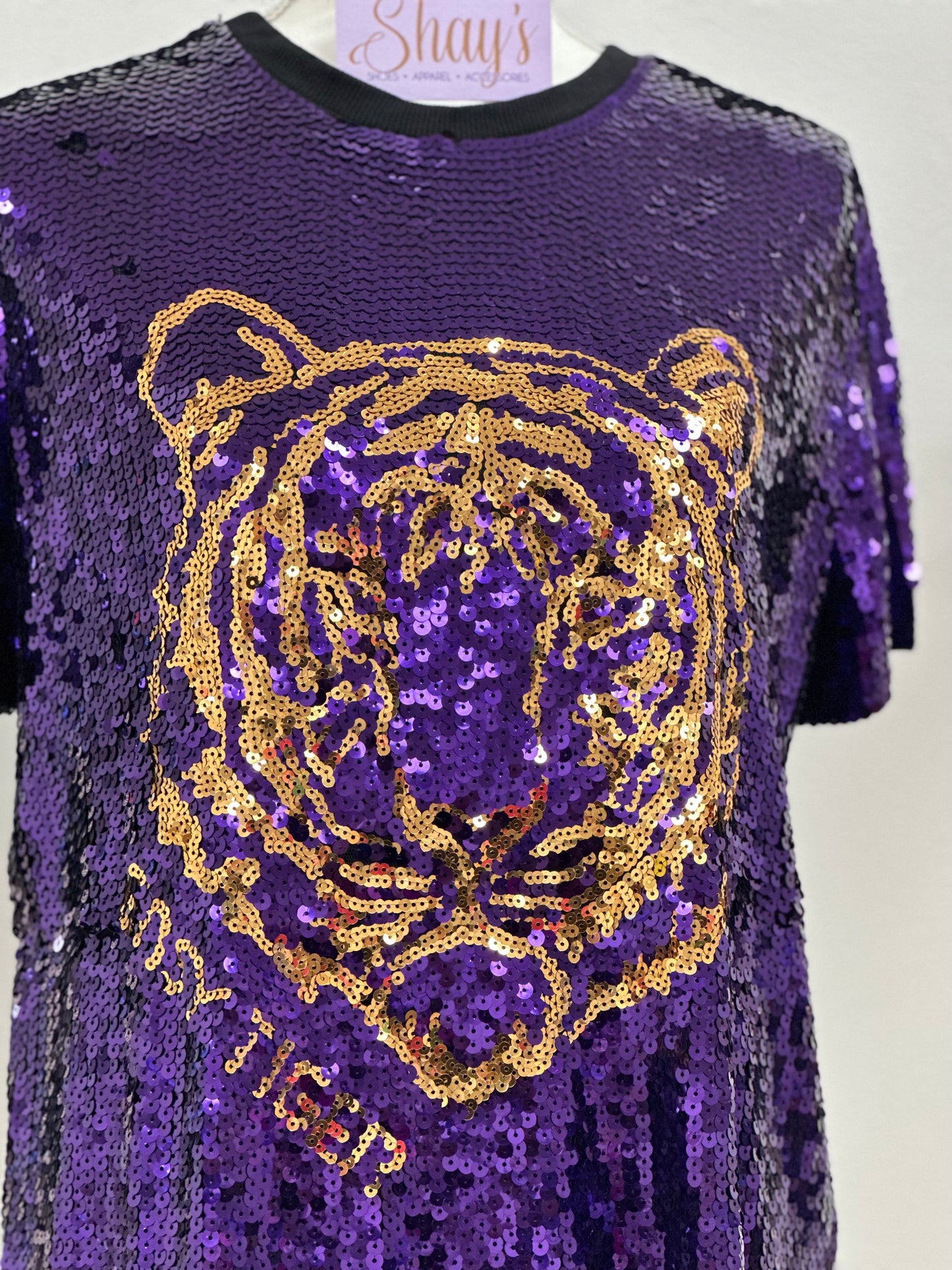 Sequin Easy Tiger T-Shirt