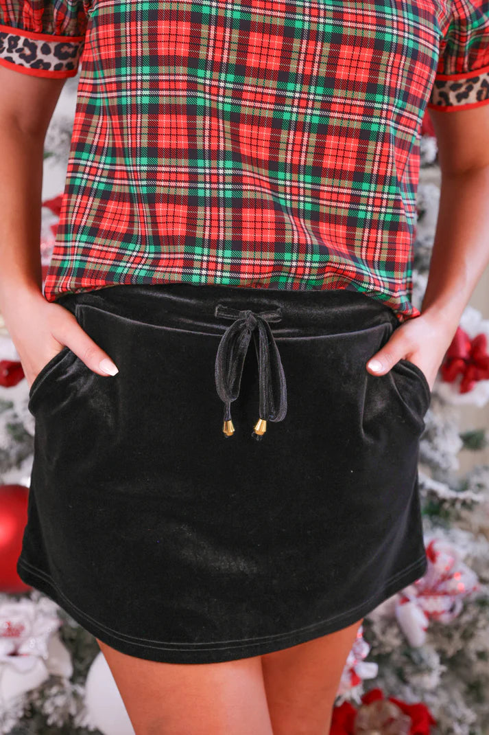 Velvet Hour Skort