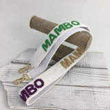 Beaded MAMBO purse strap 