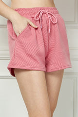Patterned French Terry Shorts