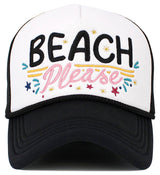 Beach Please Vintage Baseball Cap